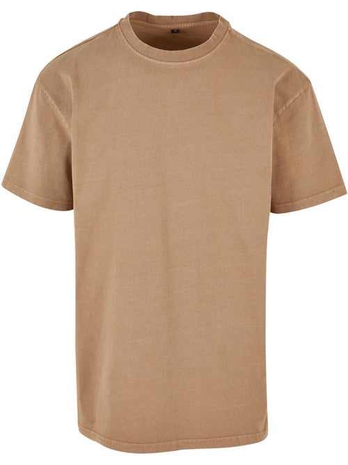 T-shirt motif/style délavé à l'acide - build your brand - Kiabi