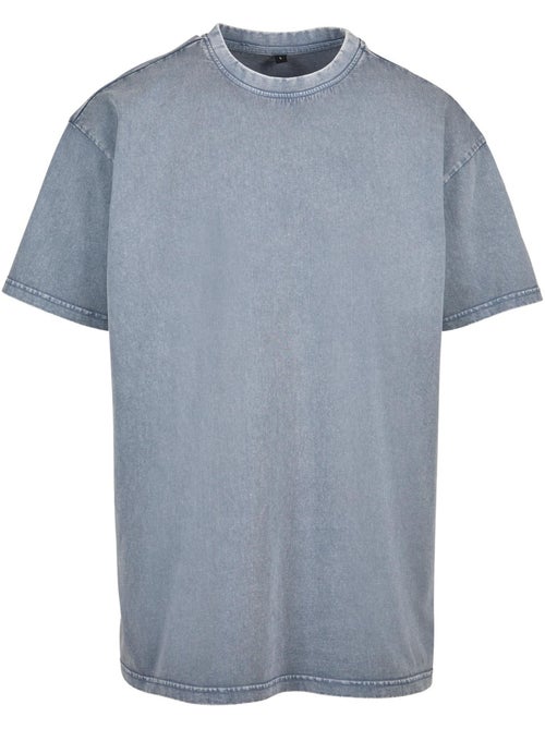T-shirt motif/style délavé à l'acide - build your brand - Kiabi