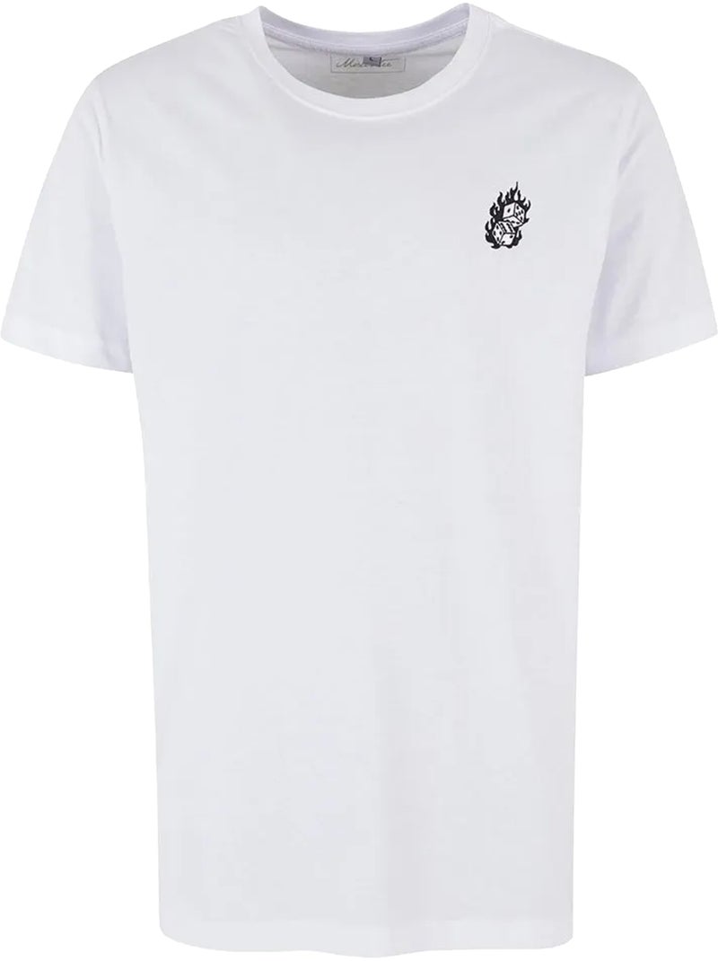 T-shirt motif/style dés en feu - mister tee Blanc - Kiabi