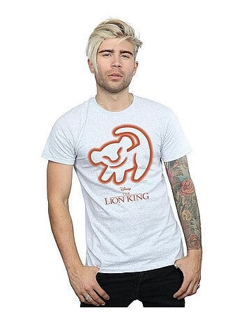 T-shirt motif/style dessin de grotte le roi lion - disney