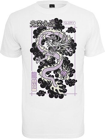 T-shirt motif/style dragon glory - mister tee