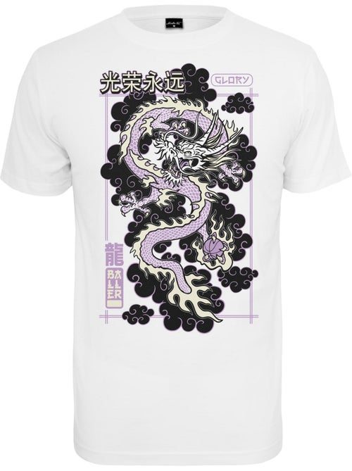 T-shirt motif/style dragon glory - mister tee - Kiabi