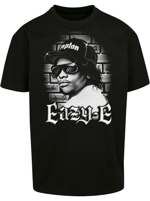 T-shirt motif/style eazy-e paintbrush - mister tee - Kiabi