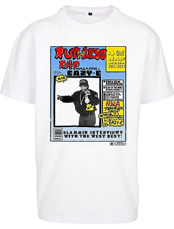 T-shirt motif/style eazy-e rap magazine - mister tee