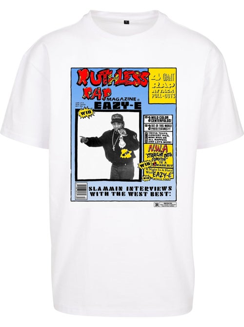 T-shirt motif/style eazy-e rap magazine - mister tee - Kiabi