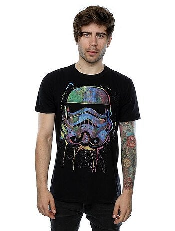 T-shirt motif/style éclaboussures de peinture - la guerre des étoiles