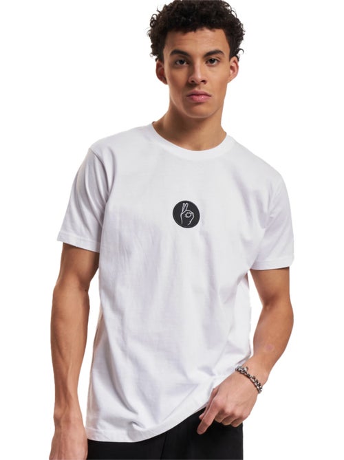T-shirt motif/style écusson easy sign - mister tee - Kiabi