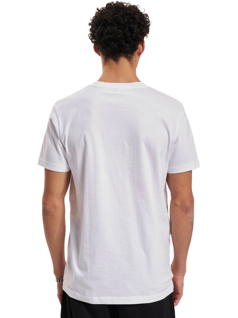 T-shirt motif/style écusson easy sign - mister tee Blanc - Kiabi