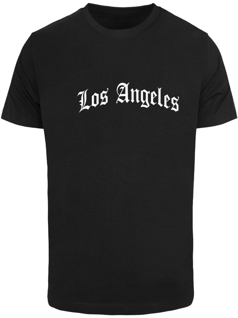 T-shirt motif/style écusson los angeles - mister tee Noir - Kiabi