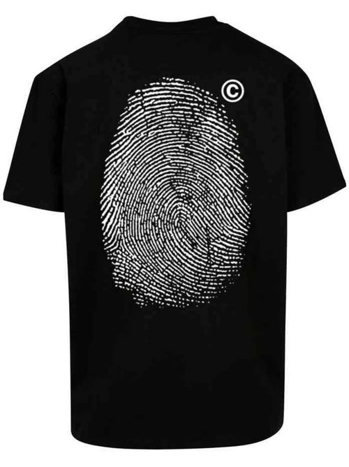 T-shirt motif/style empreinte de doigt - mister tee - Kiabi
