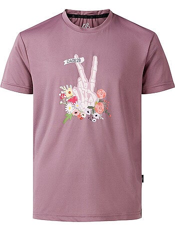 T-shirt motif/style empreinte de main amusing - dare 2b