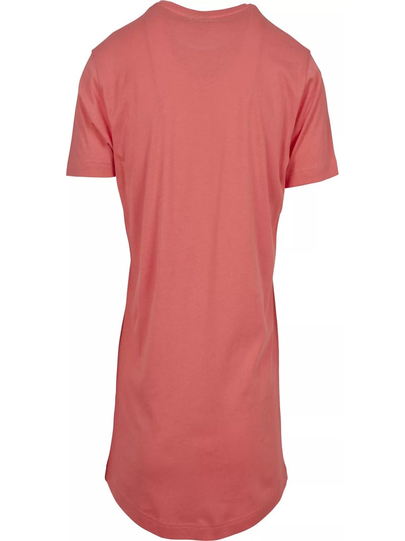 T-shirt motif/style façonné - urban classics Orange corail - Kiabi
