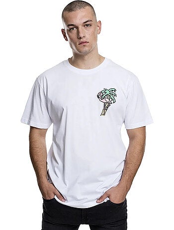 T-shirt motif/style flamant rose - mister tee