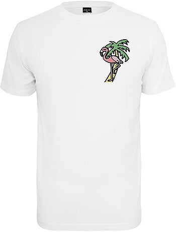 T-shirt motif/style flamant rose - mister tee
