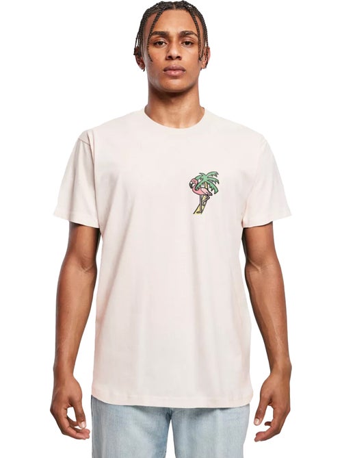 T-shirt motif/style flamant rose - mister tee - Kiabi