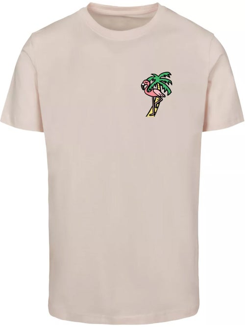 T-shirt motif/style flamant rose - mister tee - Kiabi