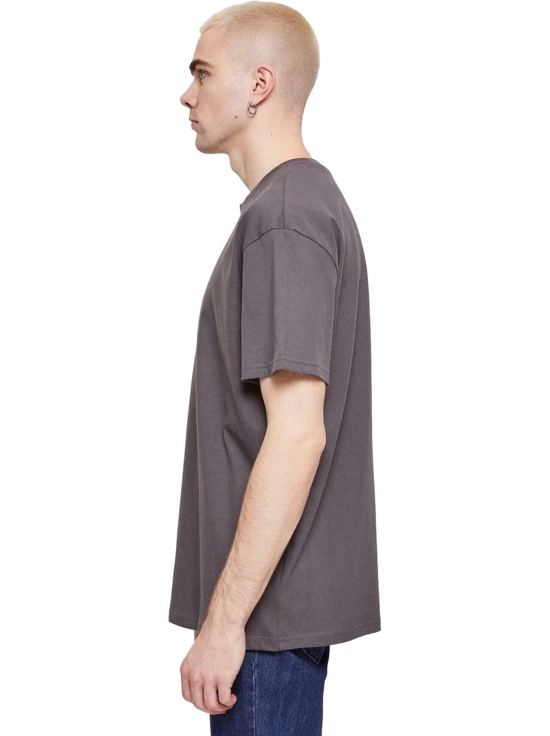 T-shirt motif/style fleur - 9n1m sense Gris Gris anthracite - Kiabi