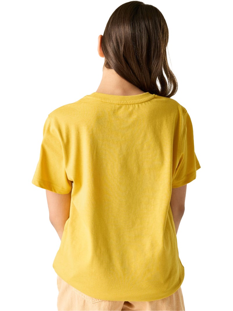 T-shirt motif/style floral bosley - regatta Jaune pâle - Kiabi