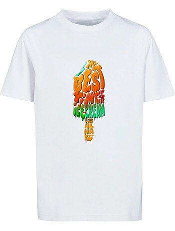 T-shirt motif/style glace - mister tee