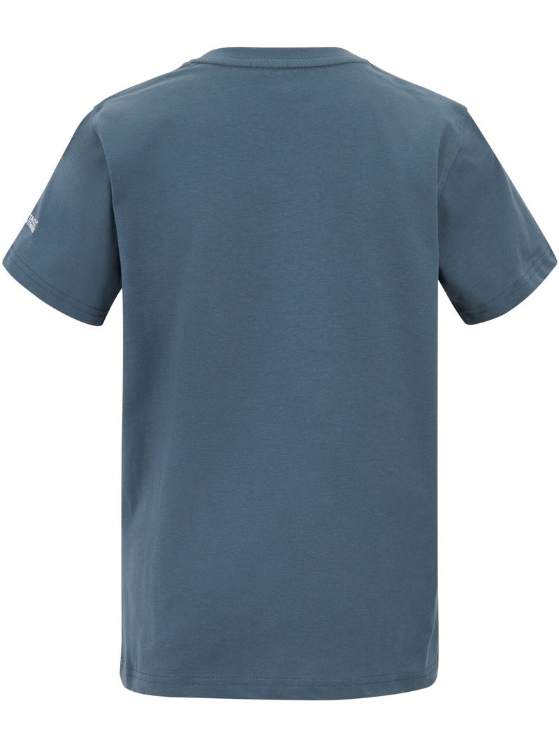 T-shirt motif/style graphique bosley for every adventure - regatta Bleu ardoise - Kiabi