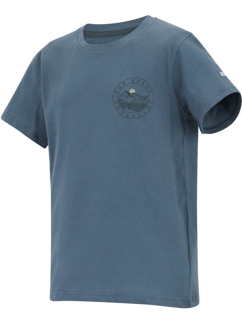 T-shirt motif/style graphique bosley for every adventure - regatta Bleu ardoise - Kiabi