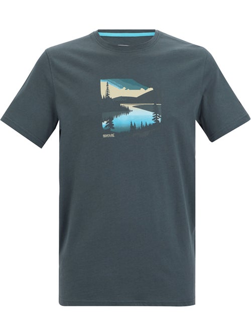 T-shirt motif/style graphique breezed - regatta - Kiabi