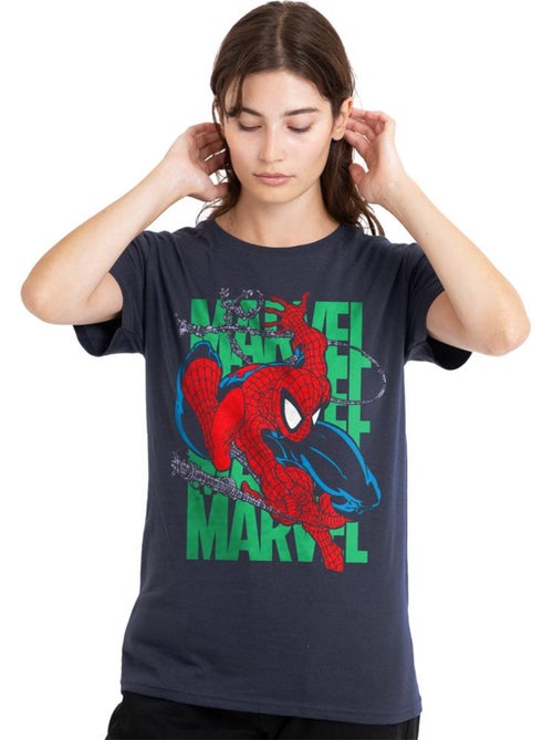 T-shirt motif/style grimpe aux murs - homme araignée (spider-man) - Kiabi T-shirt motif/style grimpe aux murs - homme araignée (spider-man) - Kiabi