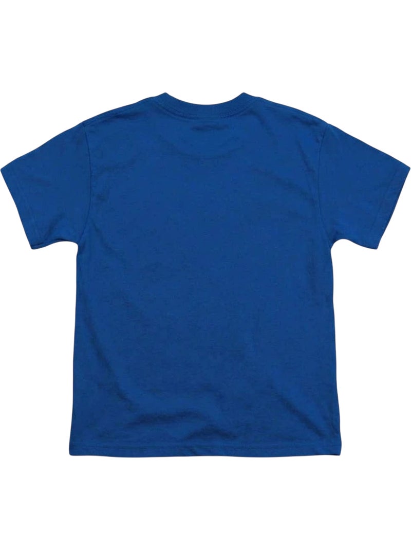 T-shirt motif/style grosse tête - scooby-doo (design/motif: imprimé) Bleu roi - Kiabi