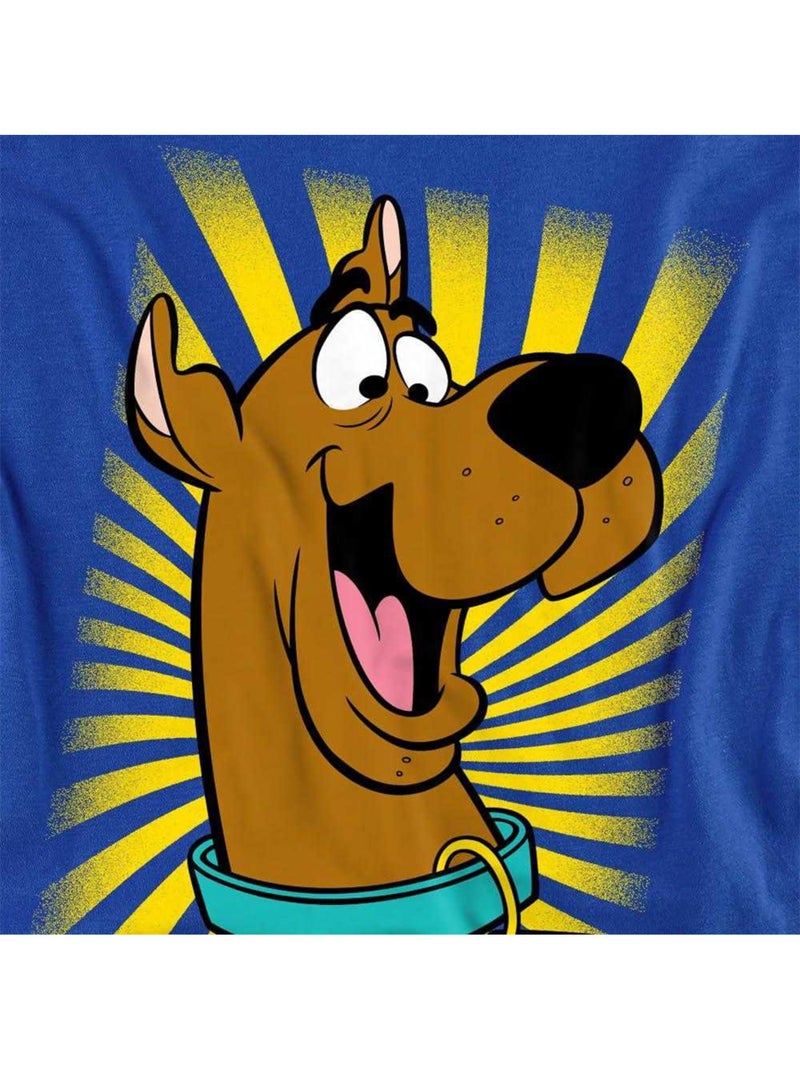 T-shirt motif/style grosse tête - scooby-doo (design/motif: imprimé) Bleu roi - Kiabi