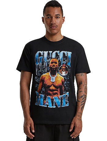 T-shirt motif/style gucci mane drip - mister tee