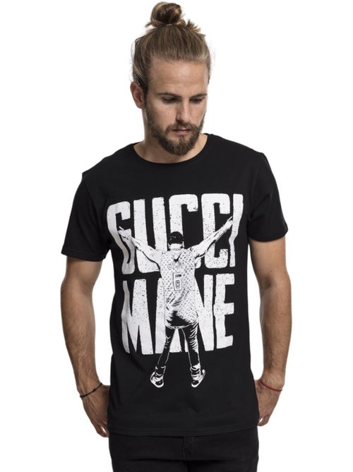 T-shirt motif/style gucci mane guwop stance - merchcode - Kiabi