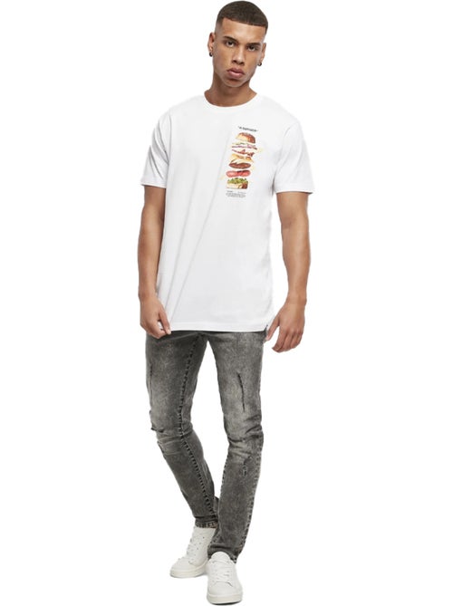 T-shirt motif/style hamburger - mister tee - Kiabi