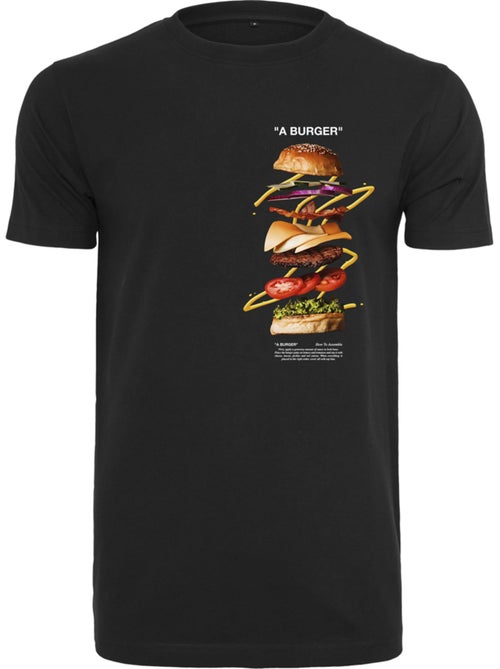 T-shirt motif/style hamburger - mister tee - Kiabi
