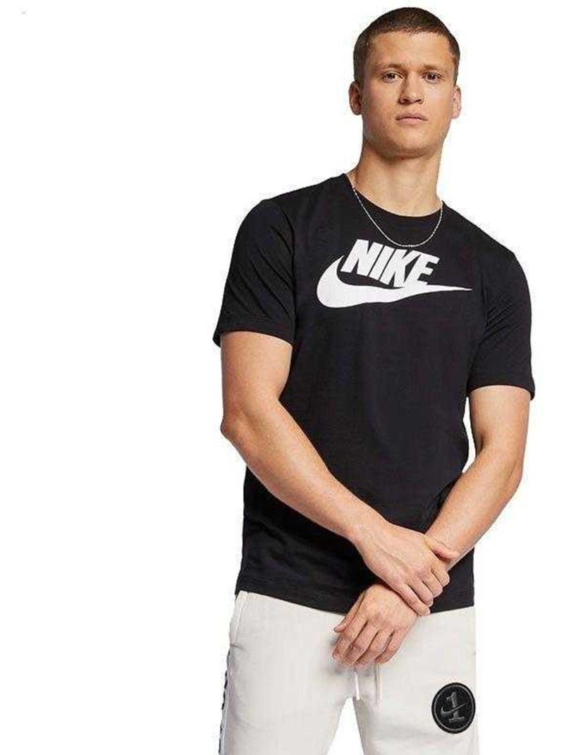 T-shirt motif/style icône nsw - nike Noir - Kiabi