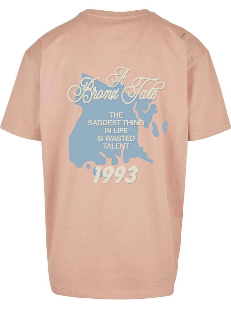 T-shirt motif/style il était une fois le bronx - mister tee Rose pâle - Kiabi