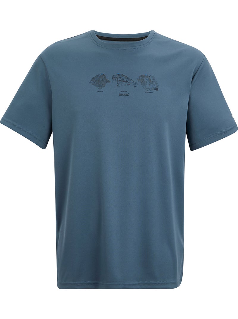 T-shirt motif/style illustration fingal - regatta Bleu ardoise - Kiabi