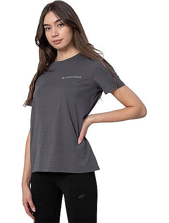 T-shirt motif/style imprimé au dos - 4f