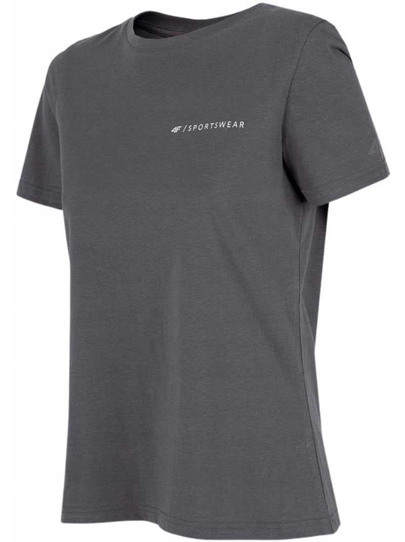 T-shirt motif/style imprimé au dos - 4f Gris - Kiabi