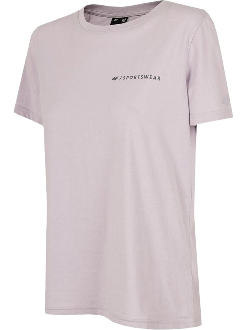 T-shirt motif/style imprimé au dos - 4f Violet clair - Kiabi