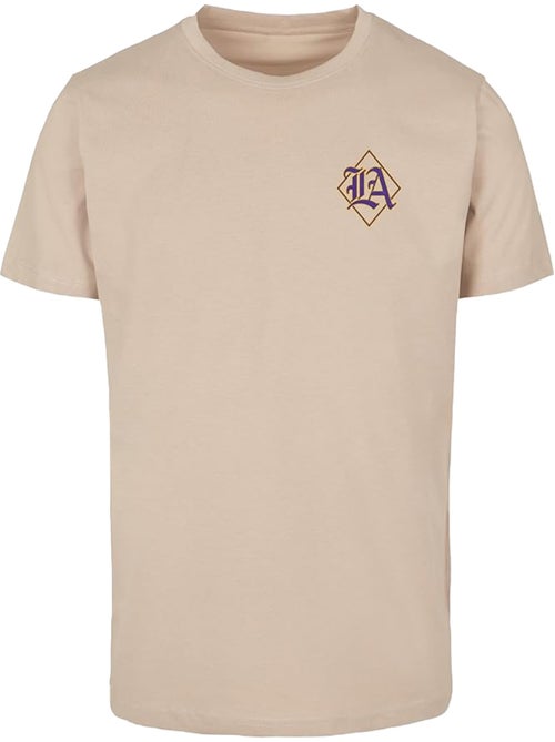 T-shirt motif/style imprimé au dos los angeles city - mister tee - Kiabi