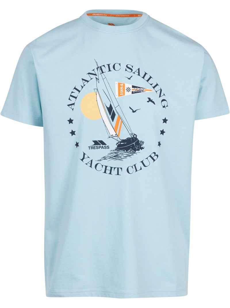 T-shirt motif/style imprimé cedarf - trespass Bleu turquoise - Kiabi