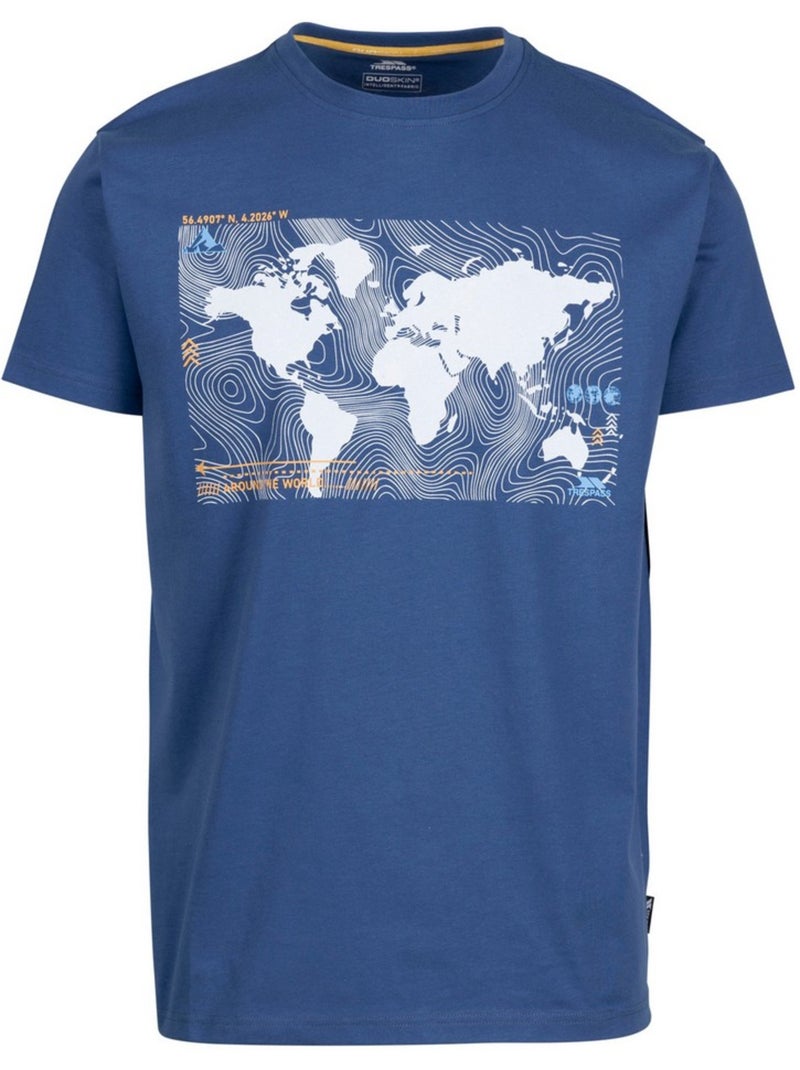 T-shirt motif/style imprimé chera - trespass Bleu foncé - Kiabi
