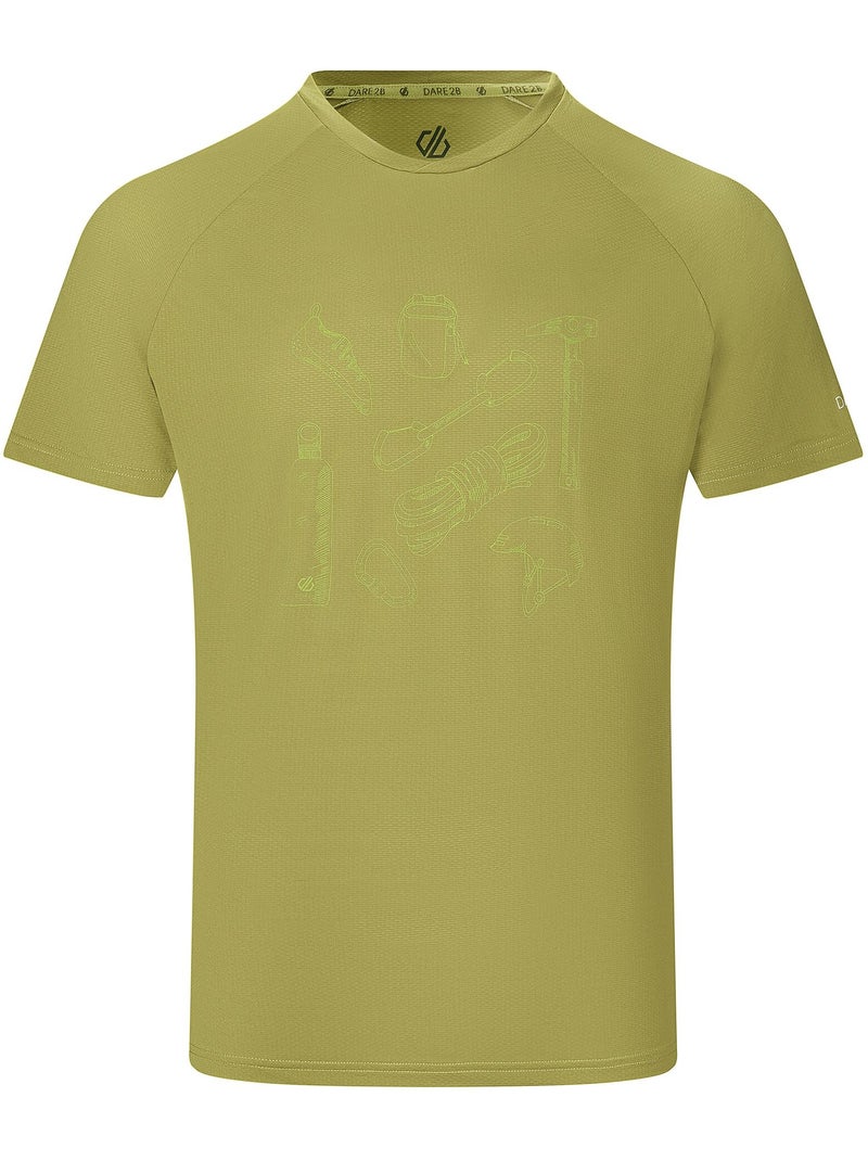T-shirt motif/style imprimé graphique tech - dare 2b Doré - Kiabi