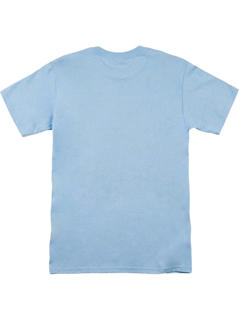 T-shirt motif/style imprimé graphique the great pain - rick et morty Bleu clair - Kiabi