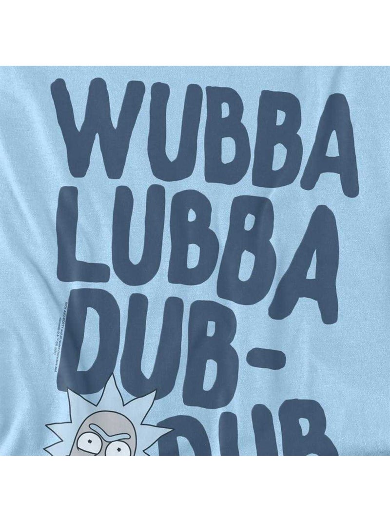 T-shirt motif/style imprimé graphique the great pain - rick et morty Bleu clair - Kiabi