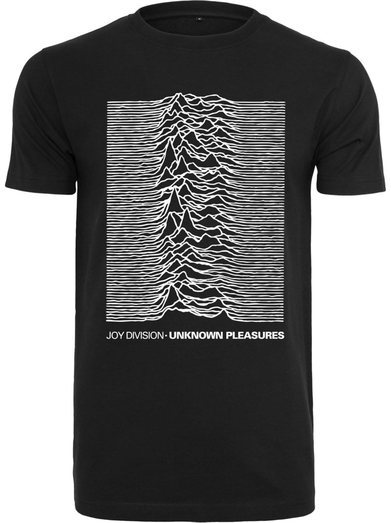 T-shirt motif/style joy division up - merchcode Noir - Kiabi