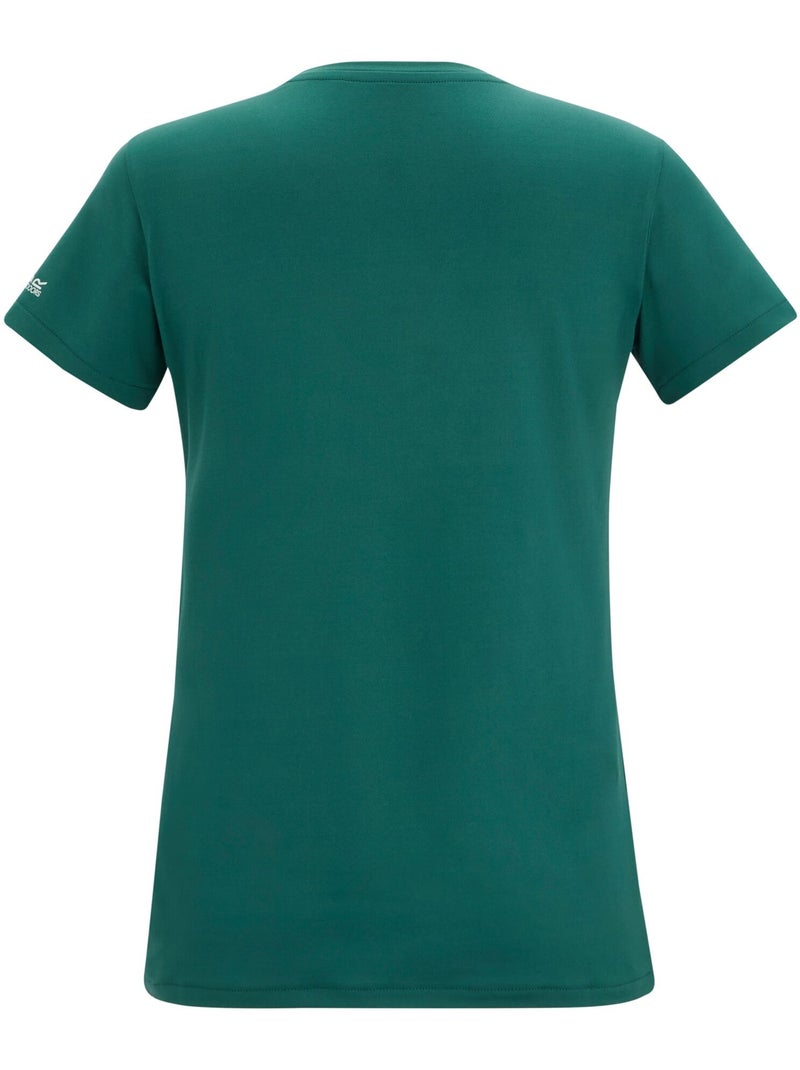 T-shirt motif/style lac rivage fingal - regatta Vert forêt - Kiabi