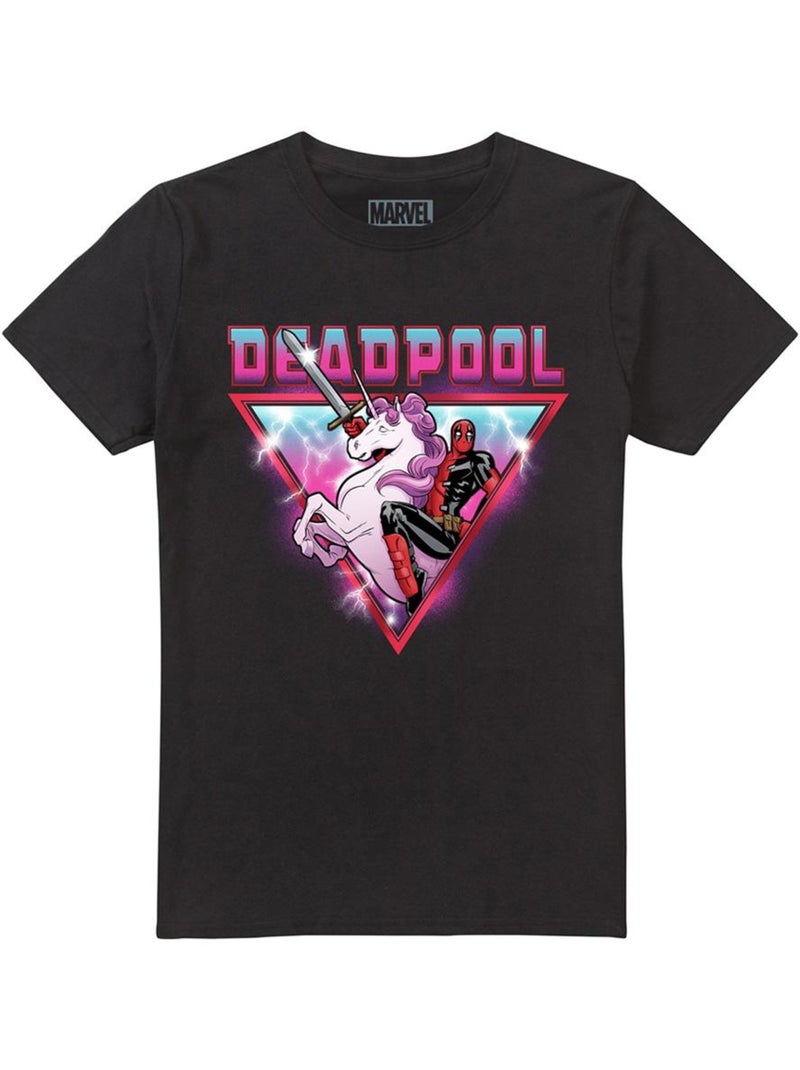 T-shirt motif/style licorne wade - deadpool (deadpool) Noir - Kiabi
