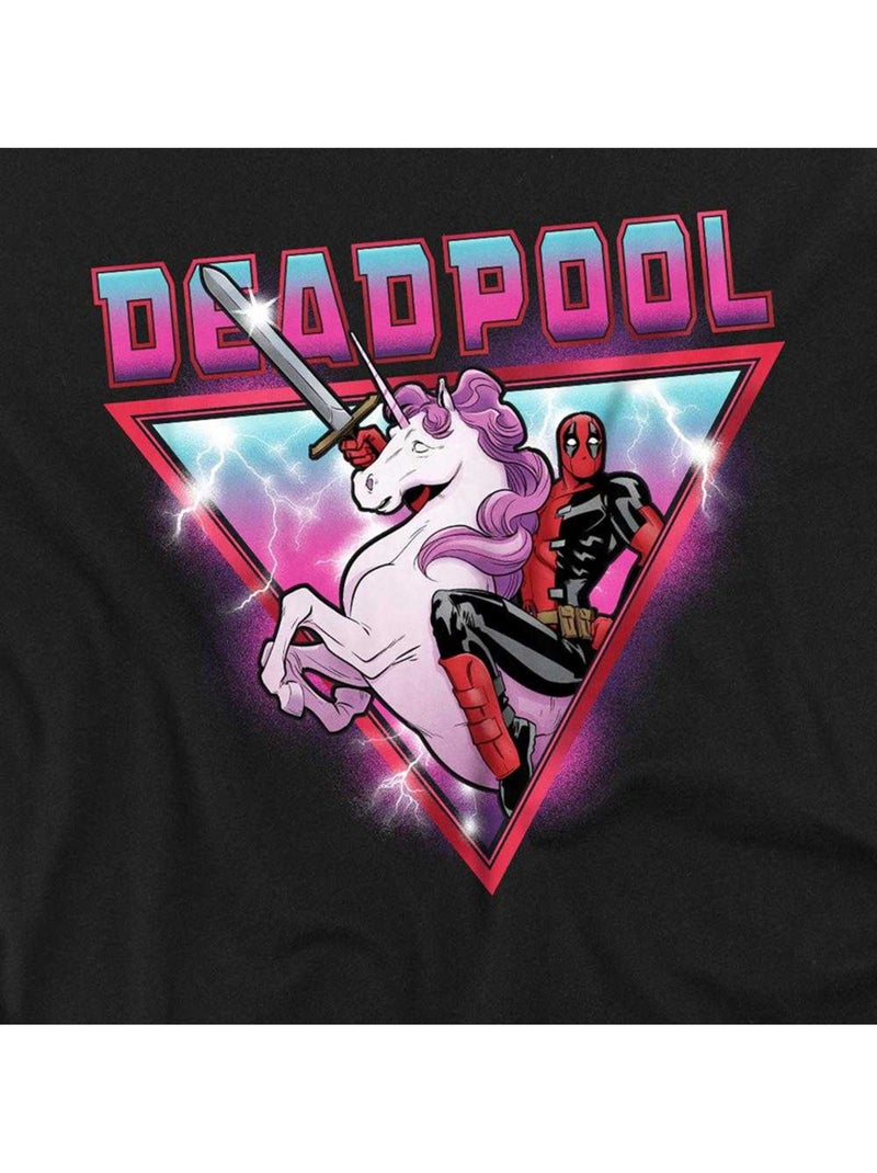 T-shirt motif/style licorne wade - deadpool (deadpool) Noir - Kiabi