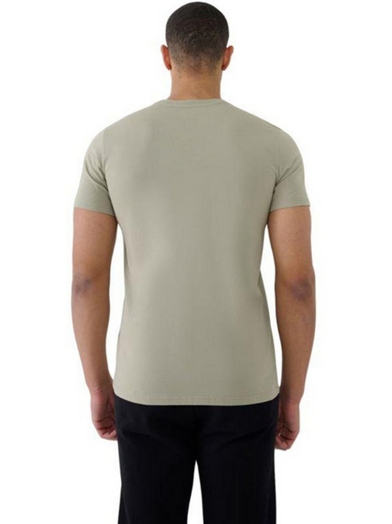 T-shirt motif/style logo - 4f Vert - Kiabi